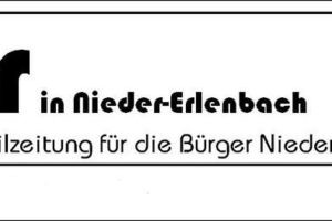 WIR Teilzeitschrift Nieder-Erlenbach