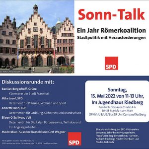 Terminhinweis einer Veranstaltung der SPD AK-Nord