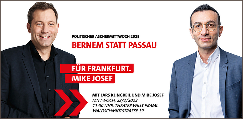 Bernem statt Passau (Politischer Aschermittwoch der SPD Frankfurt)